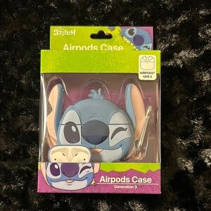 Disney Stitch AirPods Case - Blue and Pink